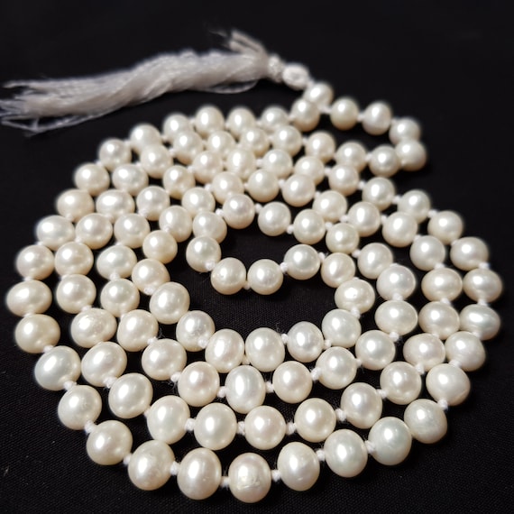 Natural freshwater pearl necklace sale