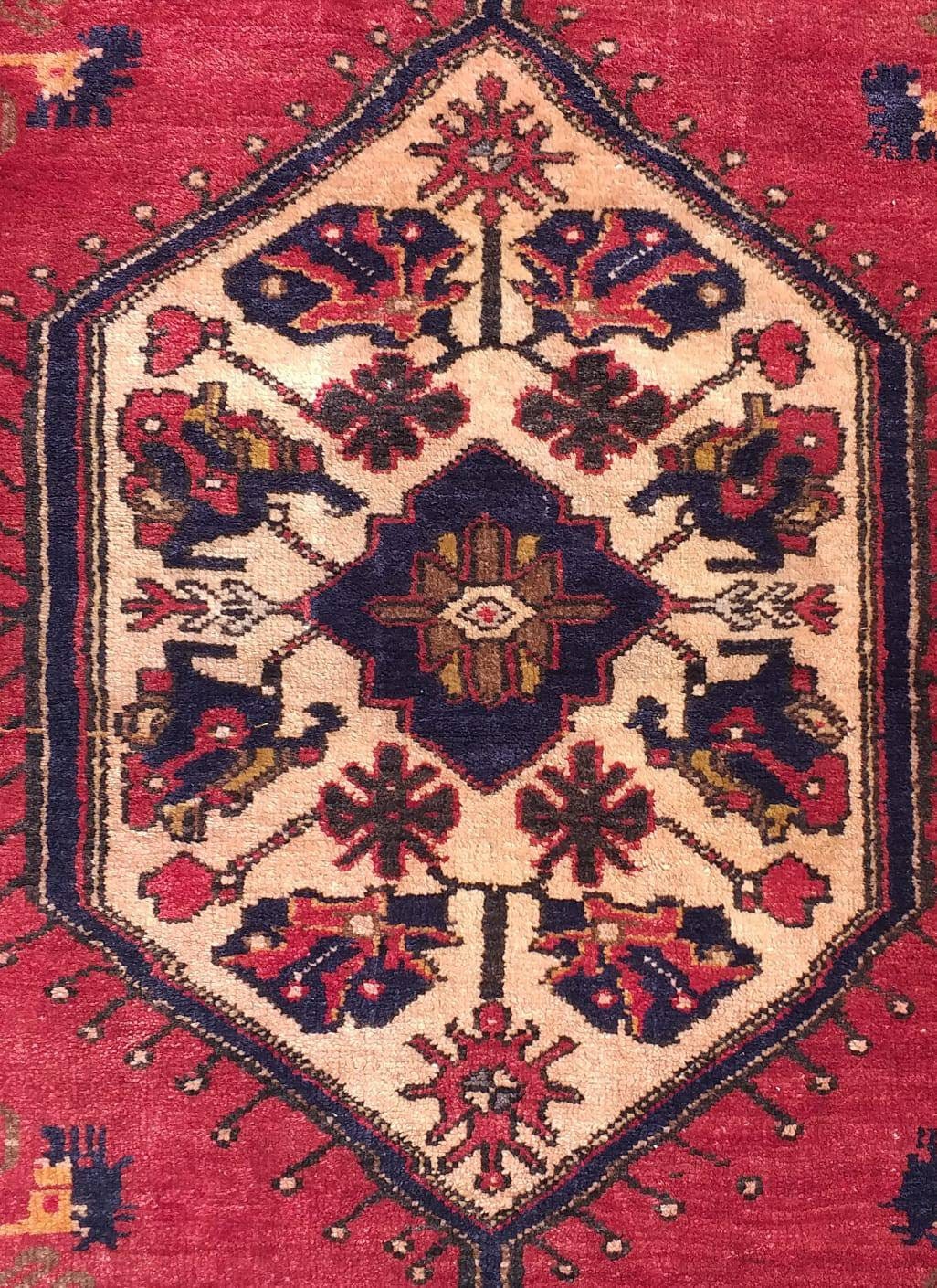 Outdoor rug red and black floor mat rug house rug red and Etsy