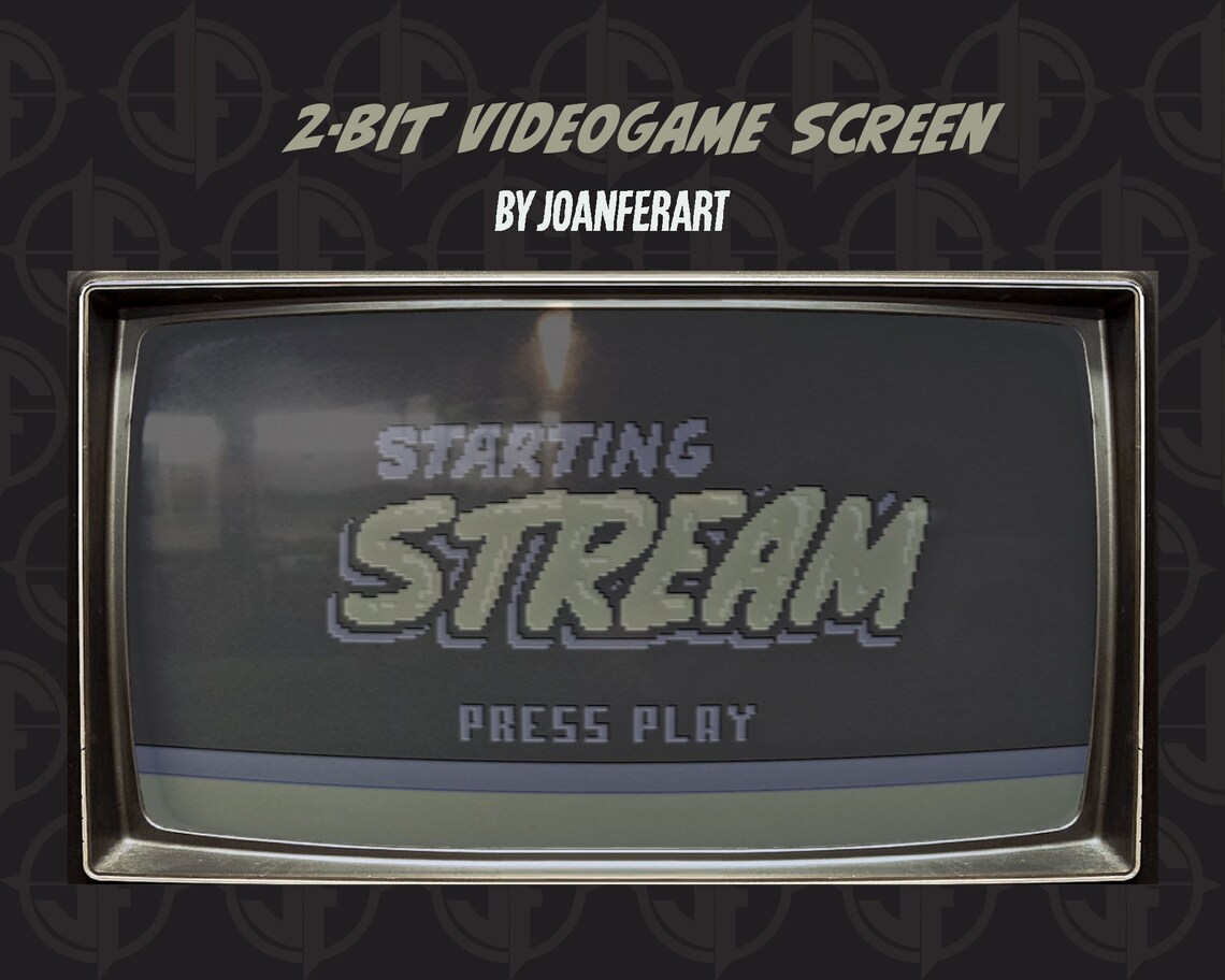 Twitch Animated 2-bit Videogame Screen - Etsy