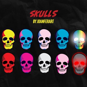 Twitch Skull Sub Badges