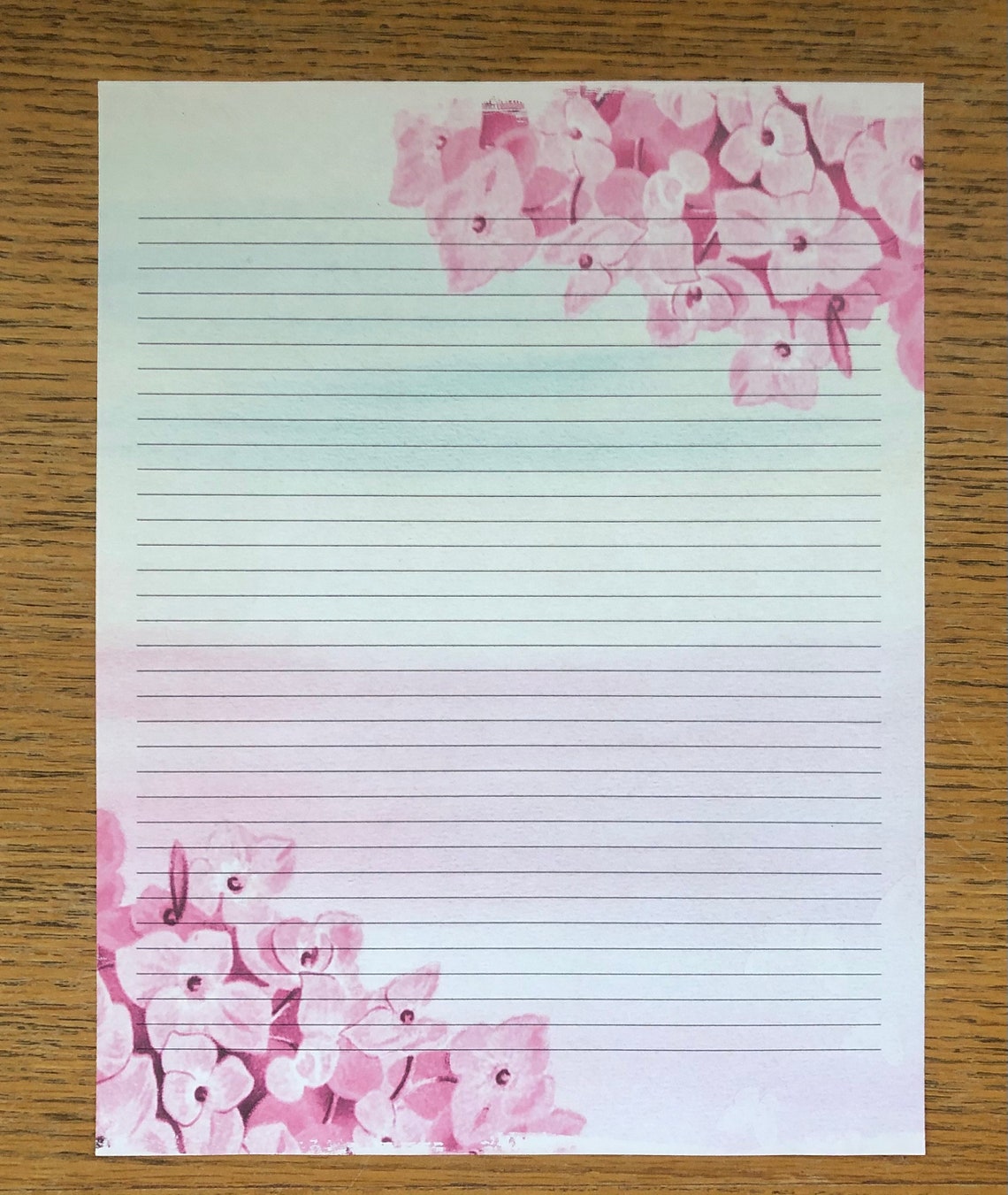 Stationery Paper 81/2 X 11 25 Sheets Etsy UK