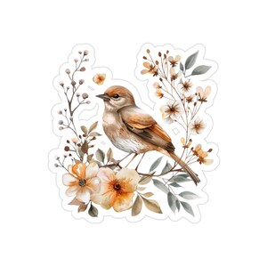 Transparenter Vinyl-Aufkleber für den Außenbereich, Die-Cut Vogel-Aufkleber, 1 Stück, 5 größen zur Auswahl