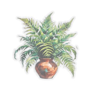 Plant lovers house plant vinyl sticker for water bottle, Four different sizes available to choose from.
