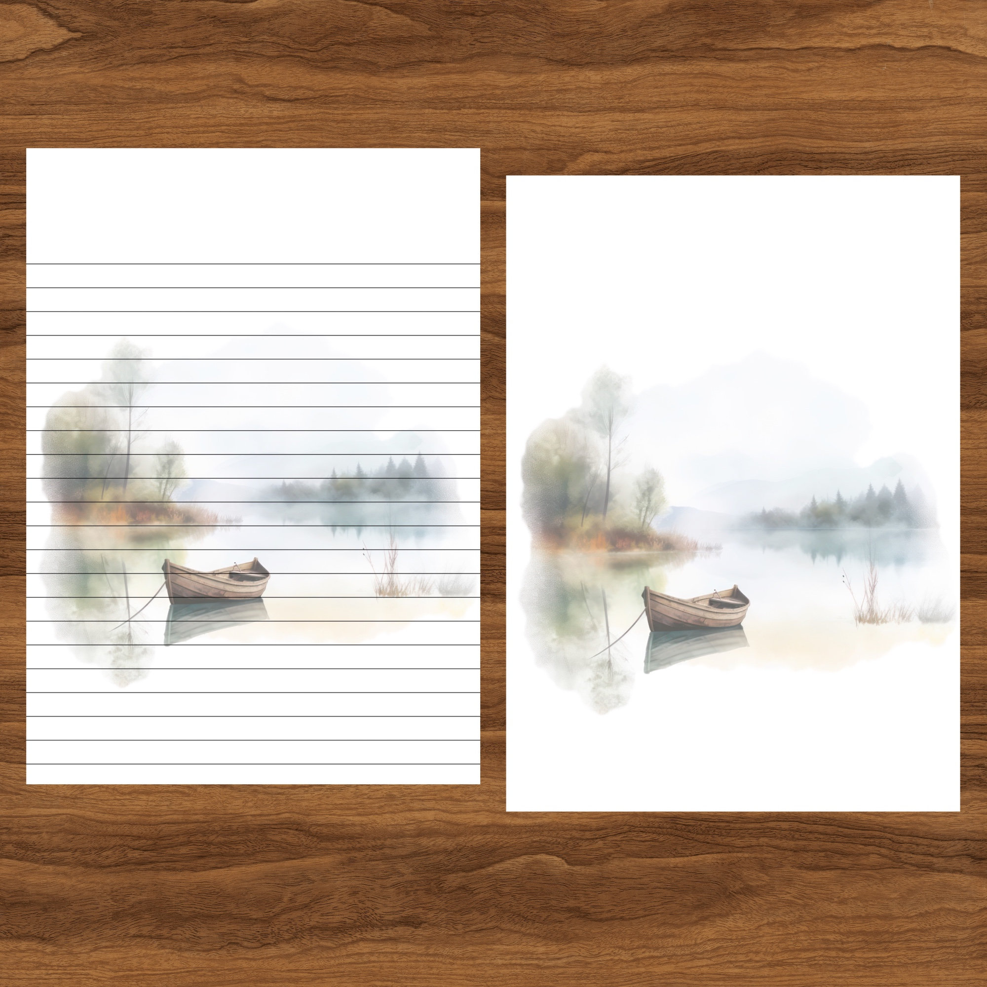 Personal Letter Writing Paper Set for Him Personalized Mens Stationery ...