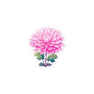 Vinyl-blasenfreie Blumenaufkleber