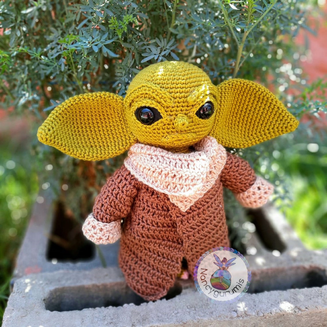 Grogu Baby Yoda Patrón de crochet PDF Etsy