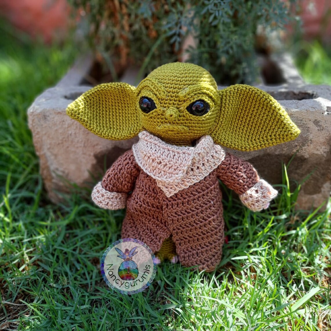 Grogu Baby Yoda Patrón de crochet PDF Etsy