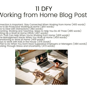 DFI - Done For You - 11 Posts for blog, website, social media