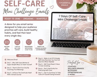 7-Day Self-Care Email Challenge | PLR Wellness Content (Digital Download)
