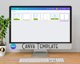 Canva Template - Digital Planner Cover Template - Notebook, Goodnotes, Onenote, Android, Apple,