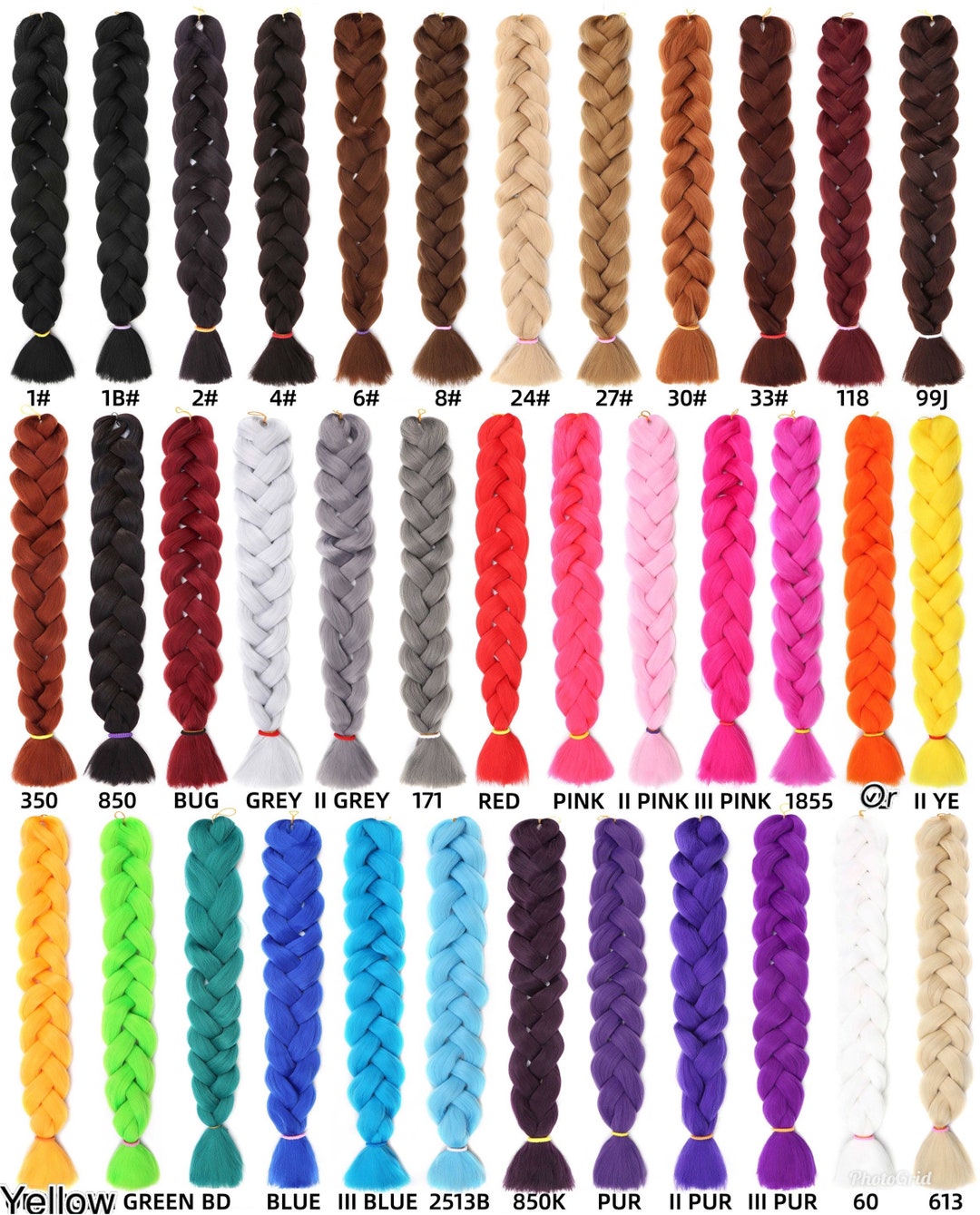 Xpression Kanekalon Braiding Hair 165g 82 Inches Etsy UK