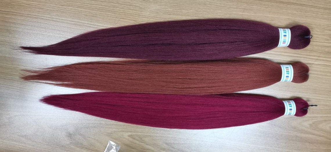 Kanekalon Pre Stretched Braiding Hair 52 Inches 90g Etsy