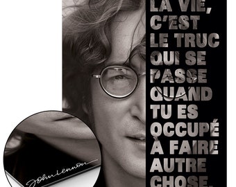 Citation De John Lennon Etsy Citation De John Lennon Etsy