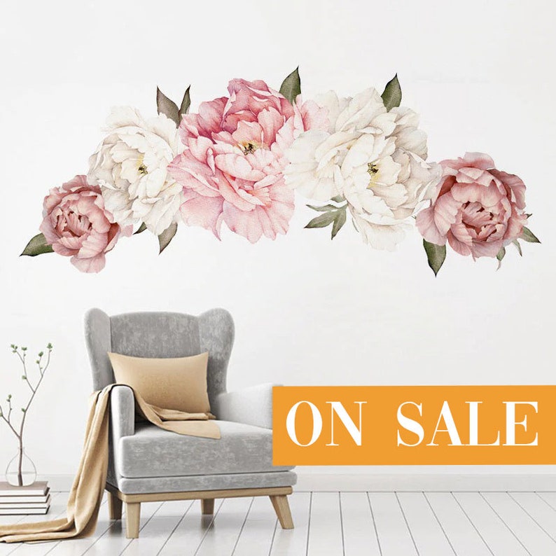 Pfingstrosen rosa Blumen DIY Home Dekoration für Schlafzimmer | Etsy