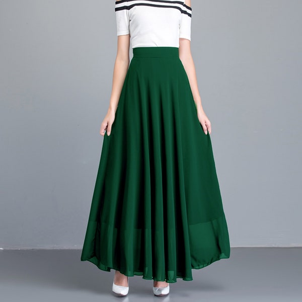Plus Size Maxi Skirt - Etsy
