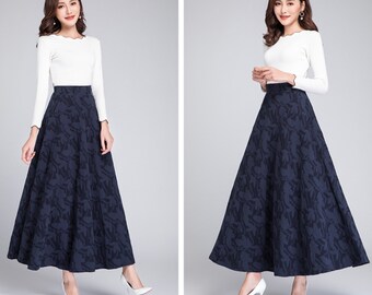 argue◆french linen flare long skirt argue FRENCH LINEN LONG FLARE SKIRT