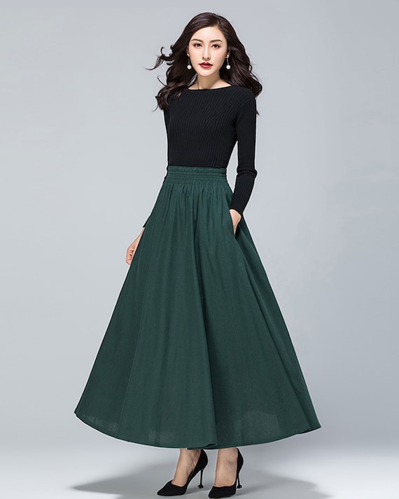 Linen Skirt, Maxi Skirt, Elastic Waist Skirt, Spring Skirt, Vintage Skirt, Flare Skirt, High Waist Skirt, Long Skirt, Flared Skirt Q0045 - Etsy Linen Skirt, Maxi Skirt, Elastic Waist Skirt, Spring Skirt, Vintage Skirt, Flare Skirt, High Waist Skirt, Long Skirt, Flared Skirt Q0045 - Etsy