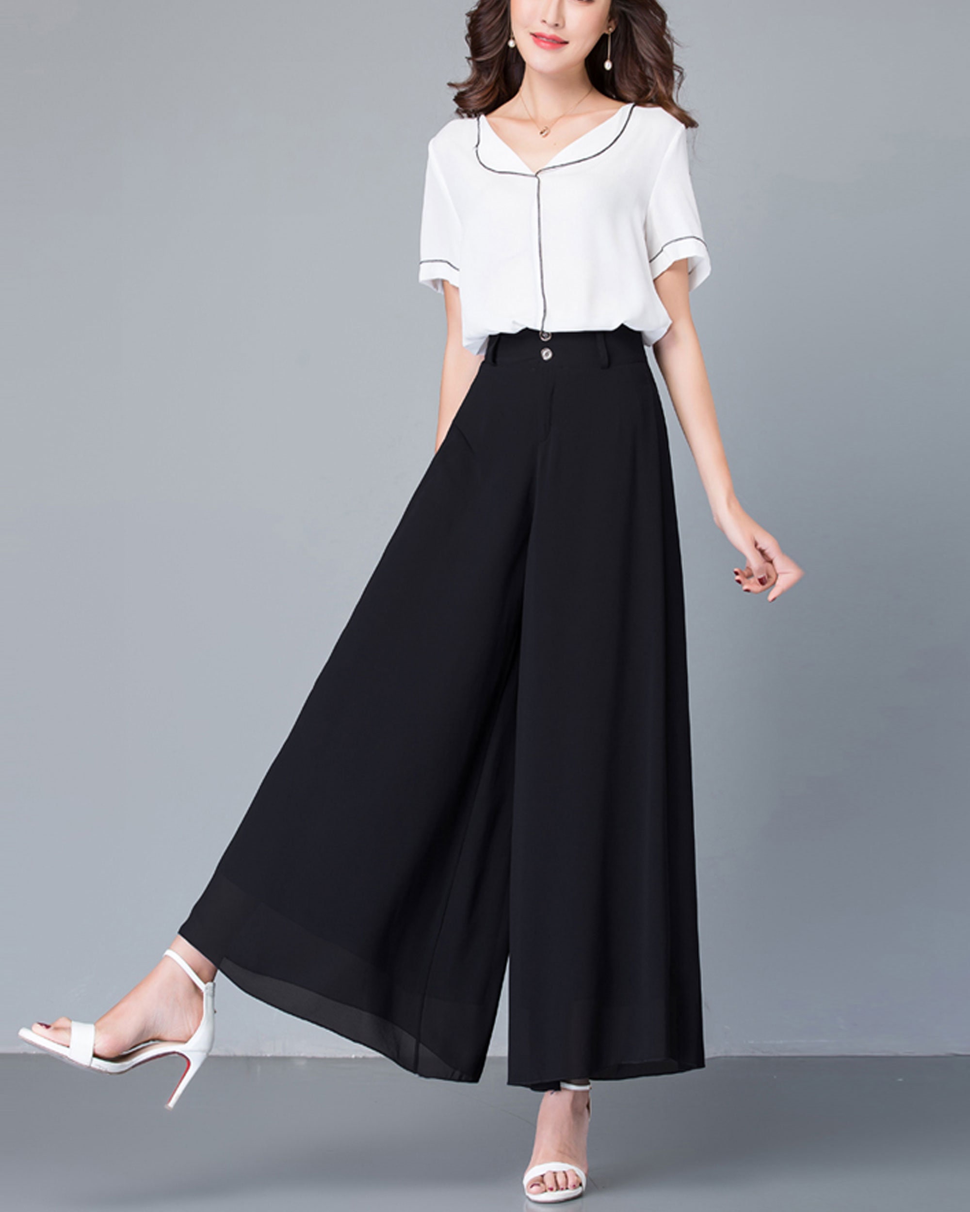 【BAON】Cheddon Pleated Skirt Pants BAON】Cheddon Pleated Skirt Pants (BAON/パンツ) 117605955