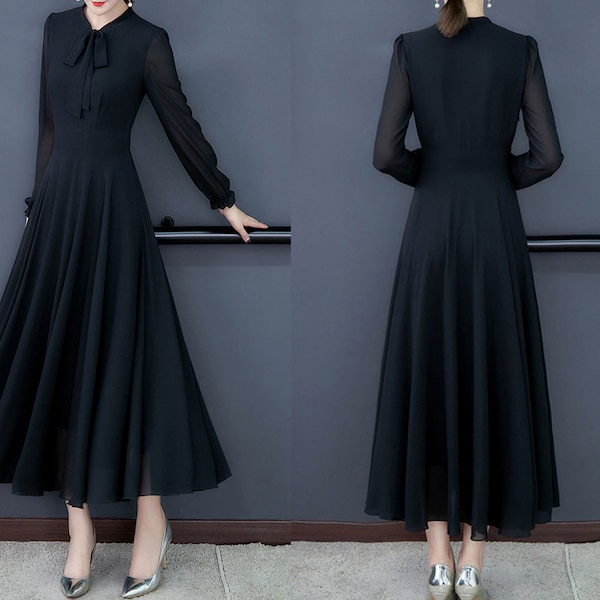 a line bridesmaid dress A-line Sweetheart Off-the-Shoulder Plus Size Chiffon Color:Blush Garden Long Sleeve Dresses for Monitor_publish:2026-05-04 07:16