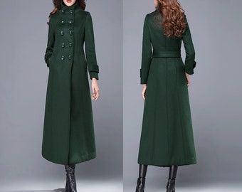 Long Wool Coat - Etsy