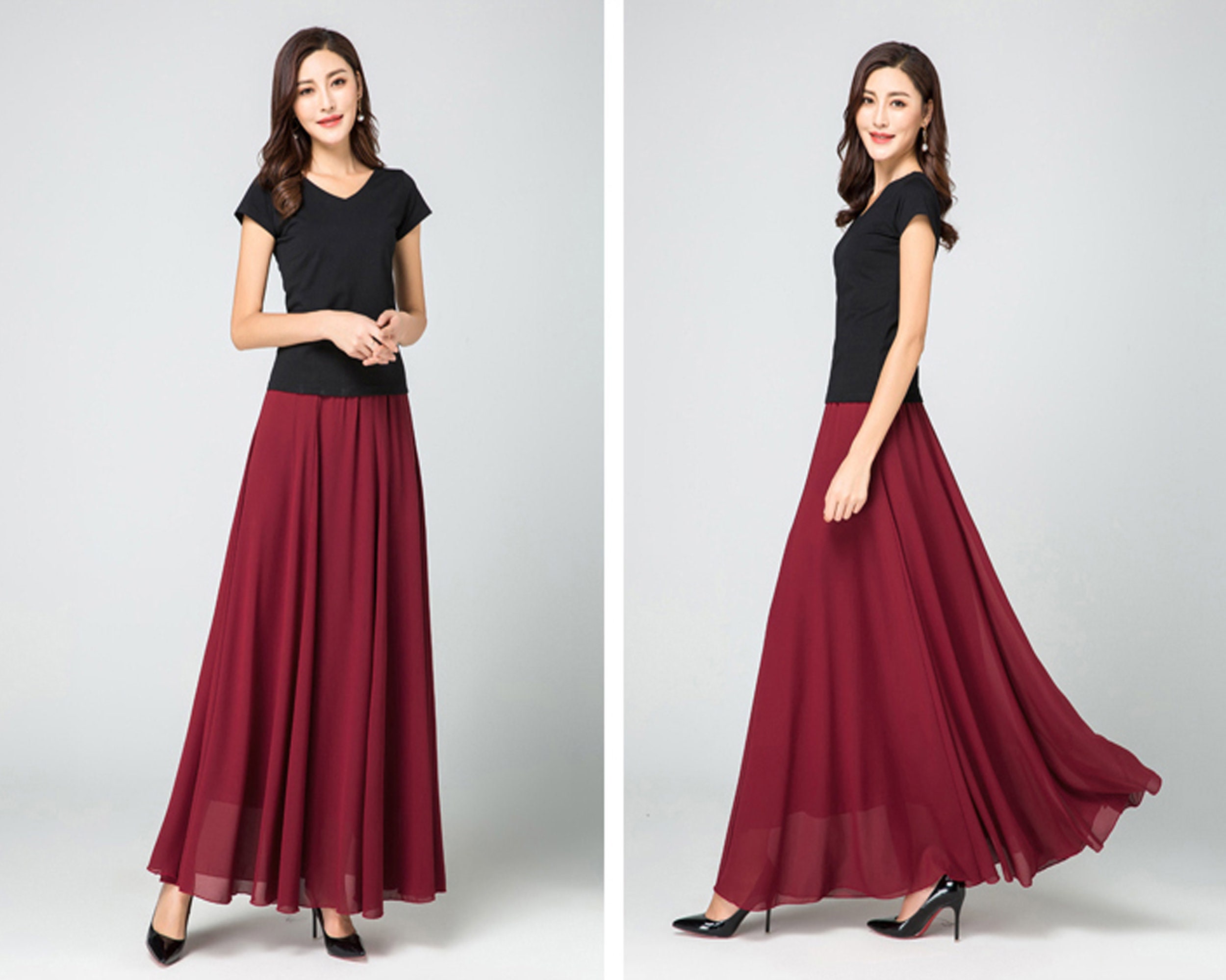 【関税＆送料込み】Max Mara Silk Chiffon Long Skirt MAX MARA Jedy embellished silk-chiffon maxi skirt | NET-A-PORTER
