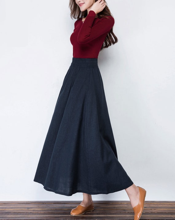 Linen Skirt, Maxi Skirt, Elastic Waist Skirt, Spring Skirt, Vintage Skirt, Flare Skirt, High Waist Skirt, Long Skirt, Flared Skirt Q0045 - Etsy Linen Skirt, Maxi Skirt, Elastic Waist Skirt, Spring Skirt, Vintage Skirt, Flare Skirt, High Waist Skirt, Long Skirt, Flared Skirt Q0045 - Etsy