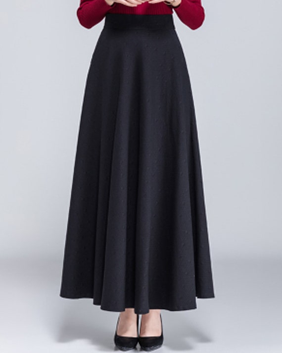 【INCHANT ME】Sonnet High Waist Long Skirt INCHANT ME】[Belt set] Pintuck H-Line Long Skirt INCHANT ME