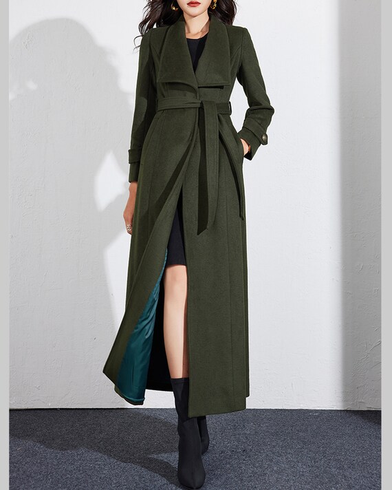 Olive green womens winter coats hot sale