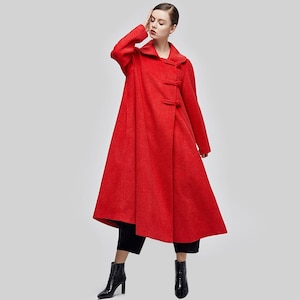 Wool coat women, Cashmere winter coat, long coat, oversized wool coat, coat dress, handmade long coat, warm coat, plus size coat Y039