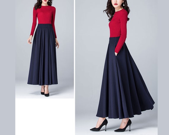 スカート KOLEAT Fluffy ver winter warm flare long skirt black KLWYFLS Lola Fleece Flare Long Skirt – ii_아이아이