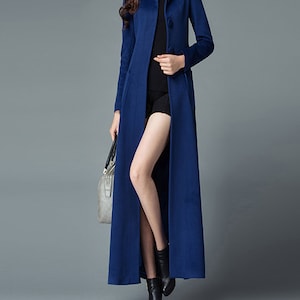 Wool coat women, Cashmere winter coat, long jacket, High collar coat, coat dress, maxi coat, warm coat, plus size coat Y007