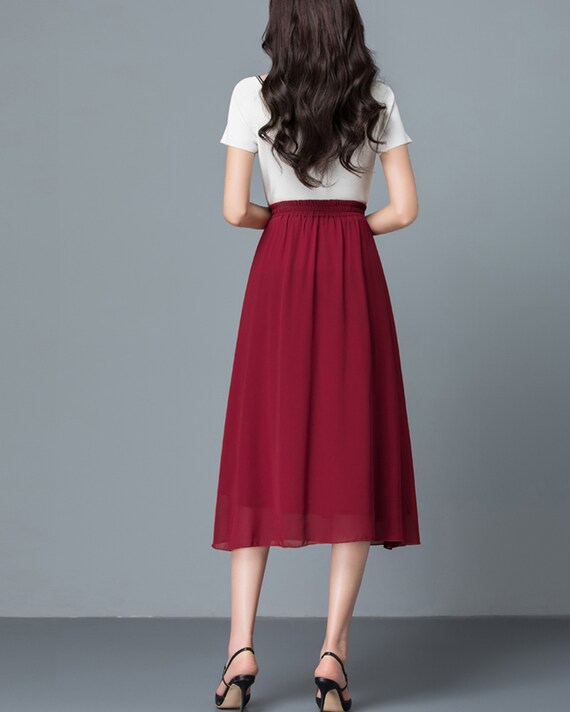 ❤︎ ribbon volume flare skirt ❤︎ qolati-Skirts-for-Women-2023-