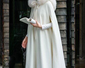 ジャケット・アウター laubeblanc 3way Wool Cape coat 3way Wool Cape coat – L'AUBE BLANC