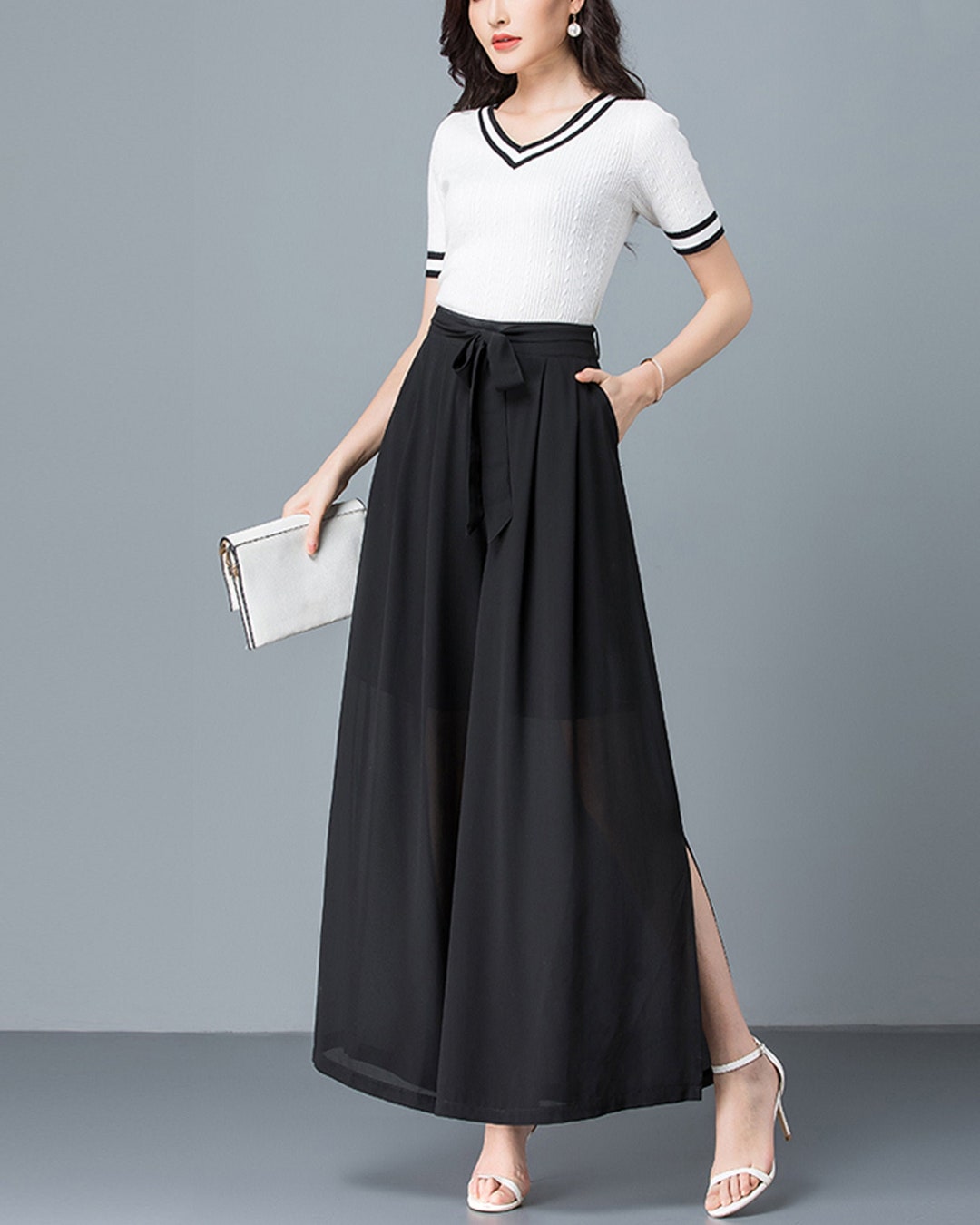 【HI FI FNK】(W) Simo Skirt Pants W) July Pocket Skirt Pants (2color) - HIFIFNK | 60% - Asian