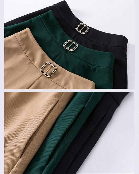【Cozy&Kitsch】One Pocket Shirring Long Skirt Younrui Women's Casual Fall Plus Size Black Skirt with
