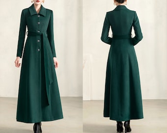 ジャケット・アウター AVON HOUSE wool long coat el Wool Coat Women, Winter Coat, Long Jacket, High Collar Coat