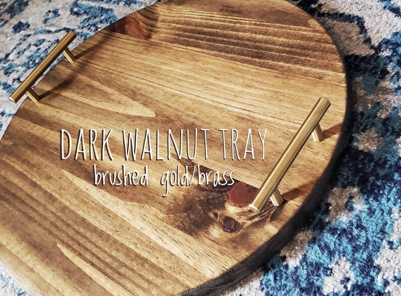 Large Lazy Susan With Handles Optional Turnable Lazy Susan Etsy