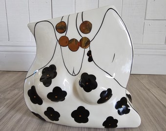 SWAK Collectable ceramic bust vase, planter