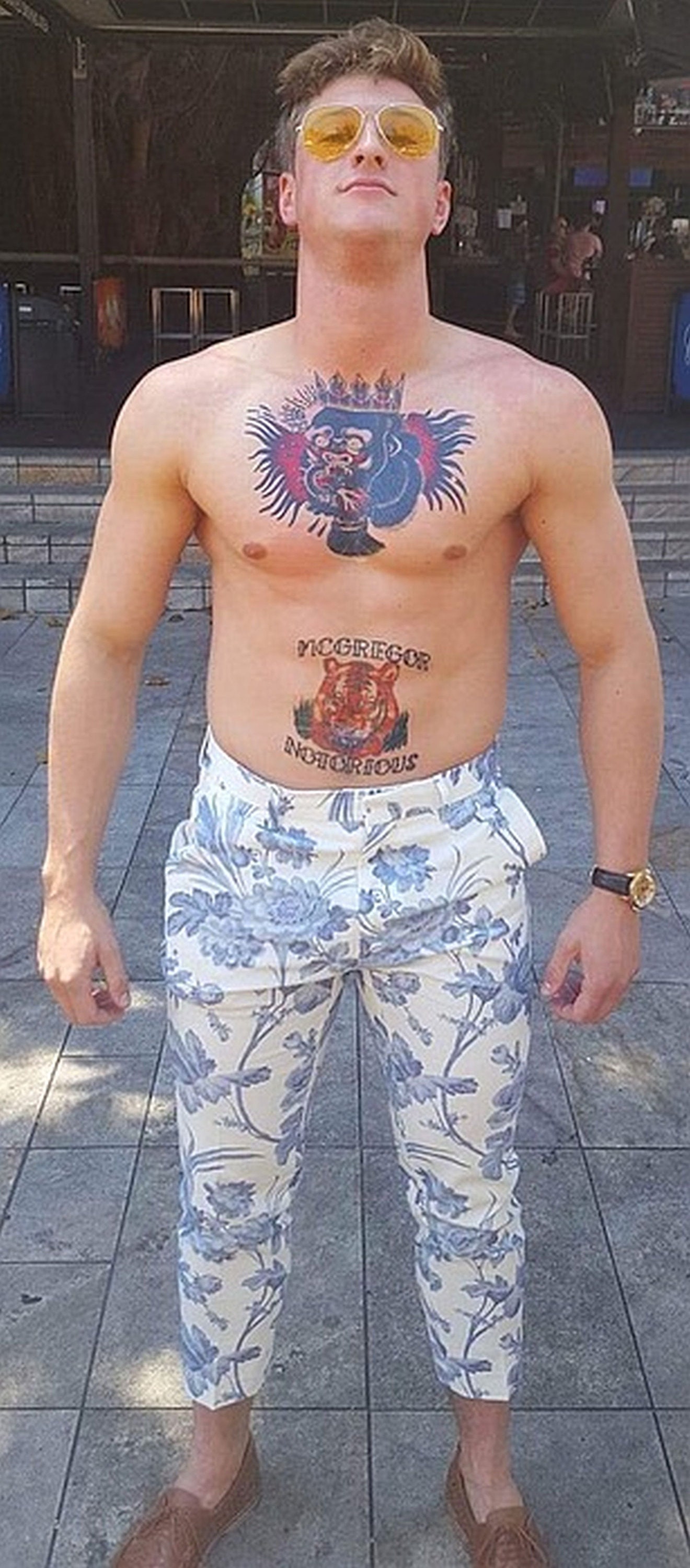 Conor McGregor pulls down fiancees shorts as fans ask what the f are  you doing  Daily Star