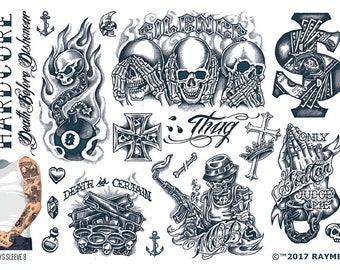 Wrap Around Tattoo Etsy