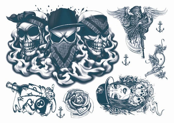 gangsta drawings tattoos