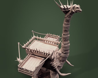 Armored Brachiosaurus, Tribu Jurásica, Dinosaurio, Dnd, Miniatura de resina, Mini impreso en 3D