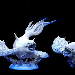 Primordial Orca, Mosasaurus, Monster Catcher, Mini Monster Mayhem, TTRPG mini, Dnd, Pathfinder, 3D Printed Resin Miniature