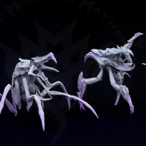 Crazed Arthropod, Insect Invertebrate Monster, Mini Monster Mayhem, Infestation, Resin TTRPG mini, Dnd, Pathfinder