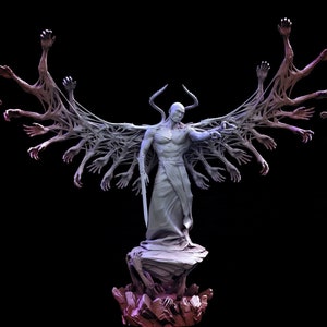 Afflicted Celestial Miniature, Fiend, Mini Monster Mayhem, The Light Corrupt, TTRPG mini, Dnd, Pathfinder, Resin Miniature, 3D printed mini