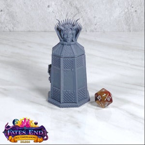 Iron Maiden Dice Jail, 3D printed RPG Gift, For Dnd Pathfinder Cthulhu or other TTRPG games, Fates End