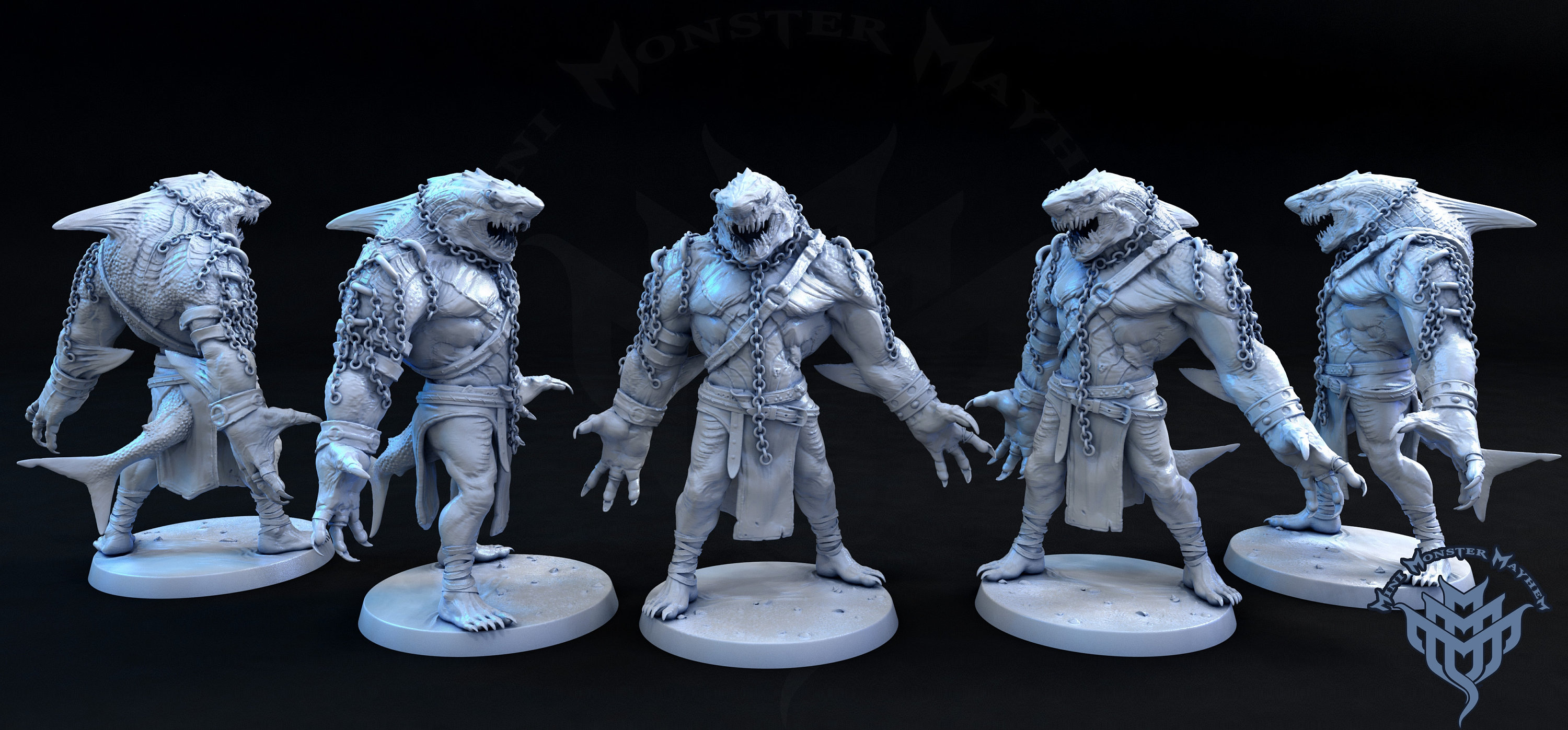 Sekolin Miniature, Shark, Mini Monster Mayhem, Awaken Beast Within ...