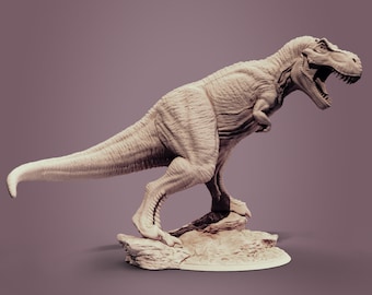T-Rex, Tribu Jurásica, Tyrannosaurus Rex, Dinosaurio, Dnd, Miniatura de resina, Mini impreso en 3D