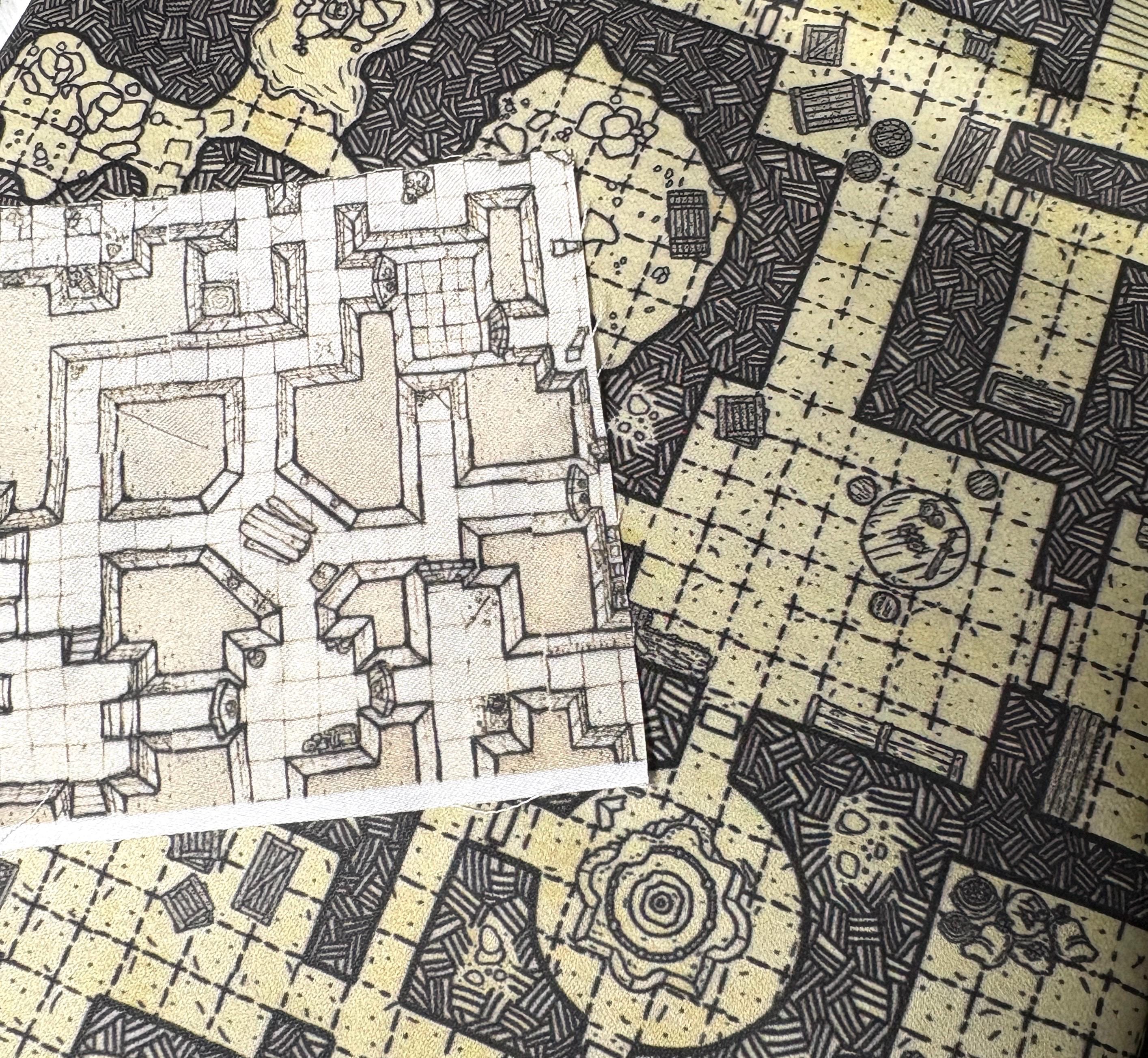 Dungeon and Fantasy Maps Hexagon Snap Dice Tray, 2 Sizes, Dungeons ...