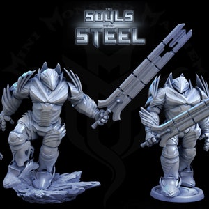 Steel Titan Giant Construct, Mini Monster Mayhem, Zielen met Staal, Resin TTRPG mini, Dnd, Pathfinder